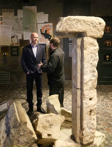 Henning Berg odwiedził Muzeum Powstania Warszawskiego