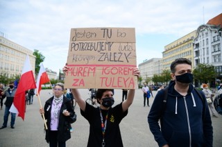'Dziś Tuleya, jutro Ty'. Protesty pod sądami w całej Polsce