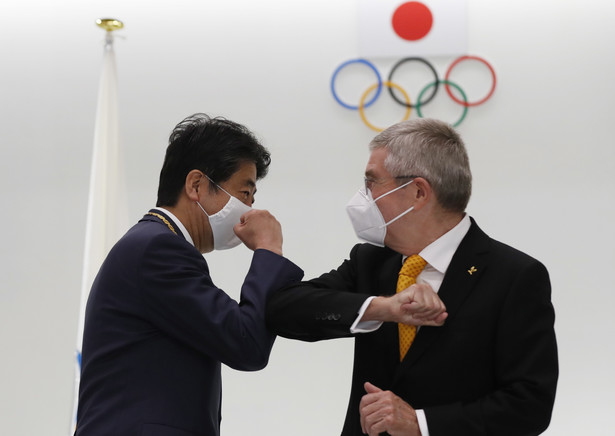 Thomas Bach i Shinzo Abe