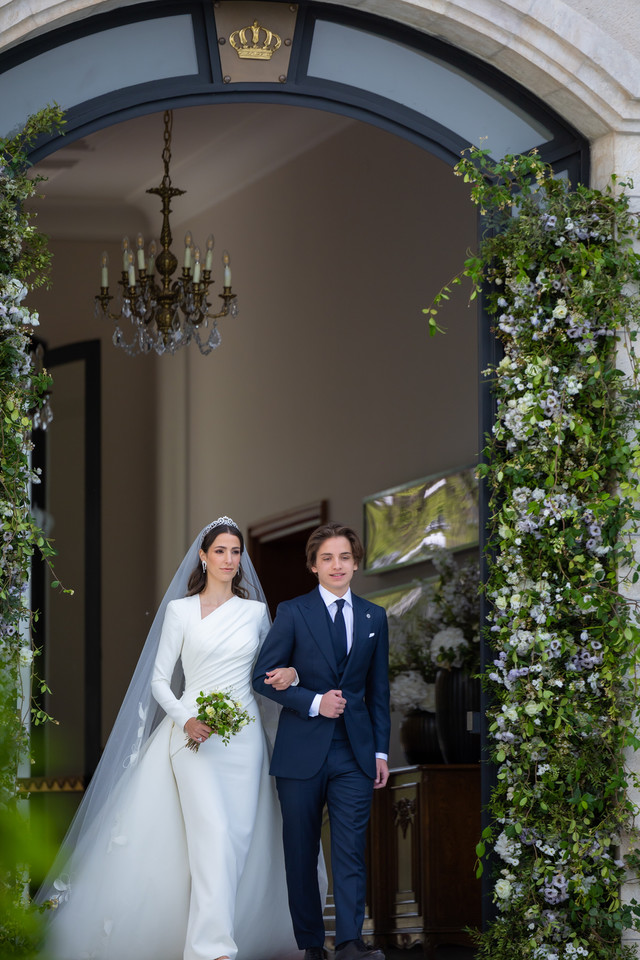 Ślub księcia Jordanii Husajna i architektki Rajwy Al Saif