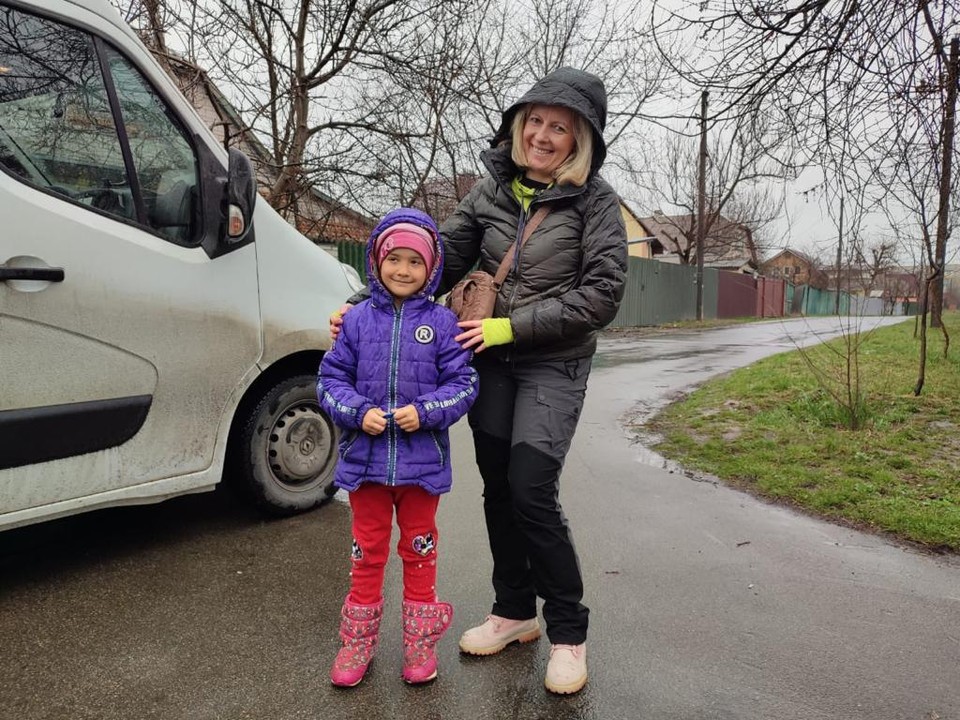 Fundacja Czas Wolności przywiozła transport darów mieszkańcom Buczy