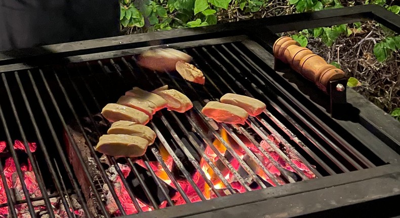 Good Meat served its cultivated chicken at the UN climate summit in Egypt.Catherine Boudreau/Insider