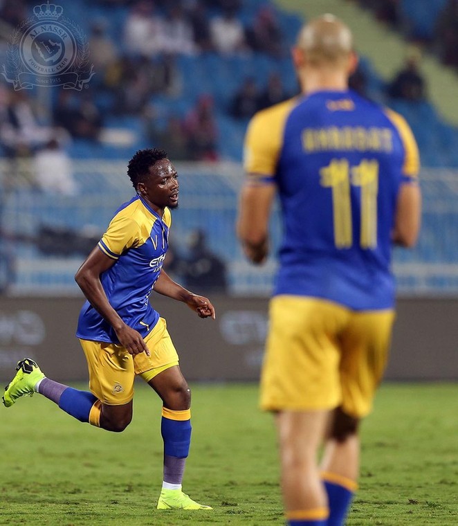 Ahmed Musa scores winner for Al Nassr against Al Shabab ...