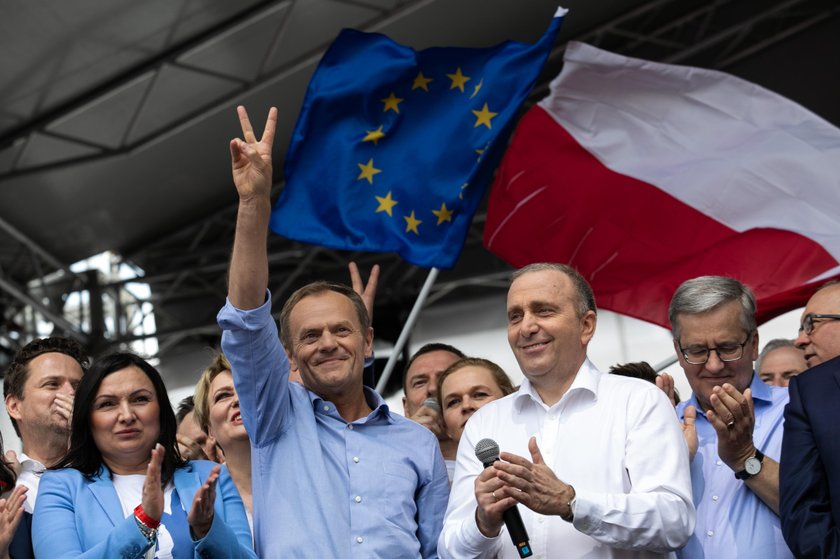 Donald Tusk i Grzegorz Schetyna