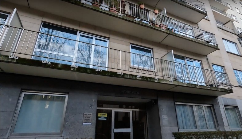 The house in Brussels where Victor Lapin lives