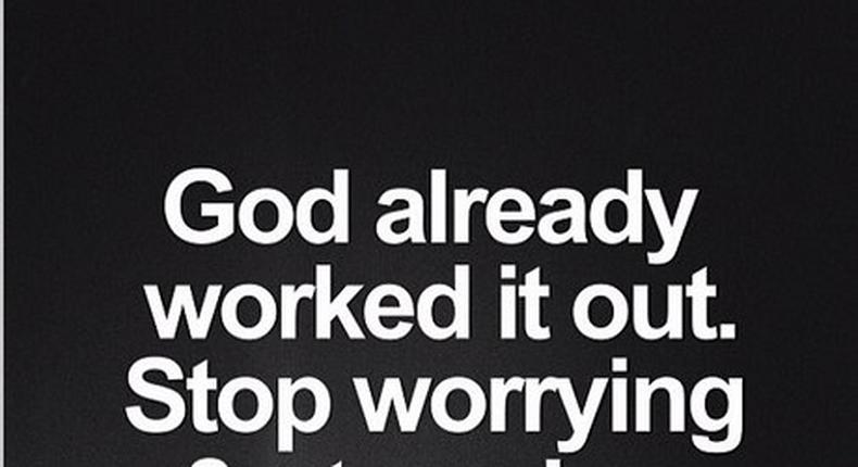 Turn your worries into prayers