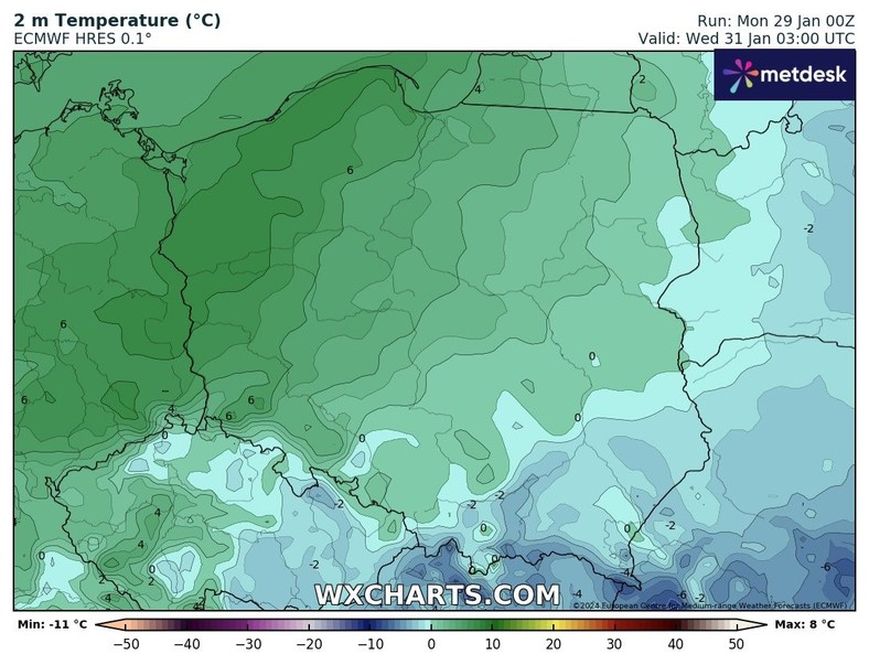 Noc już tylko na wschodzie i południowym wschodzie przyniesie słabe przymrozki