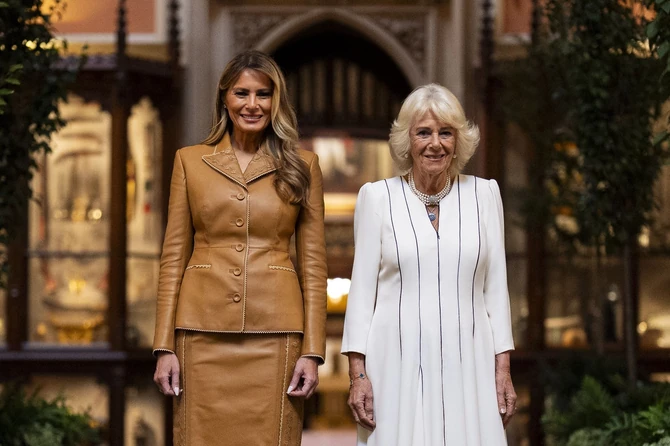 Melanija Tramp i kraljica Kamila prošle godine u Londonu