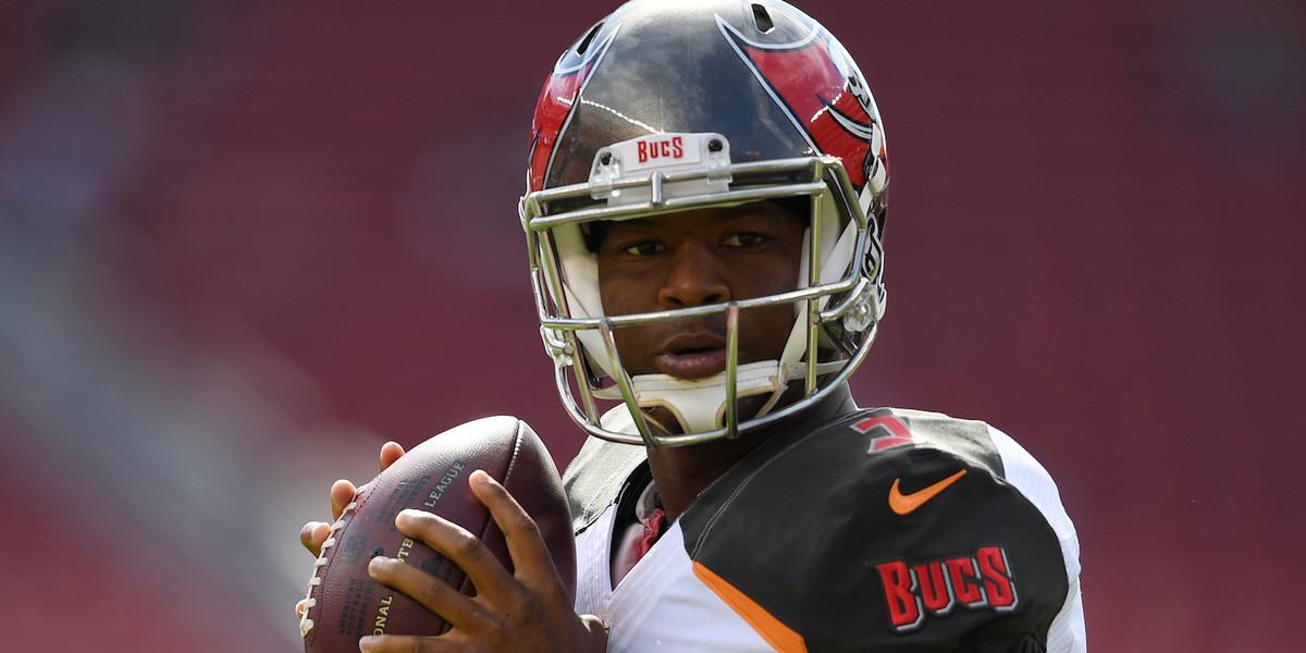 Jameis Winston had an awkward exchange with some school children when he told the boys to be 'strong' and the girls to be 'polite' and 'silent'
