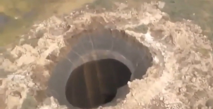 Novootkriveni krater na Jamalu, takođe u oblasti permafrosta