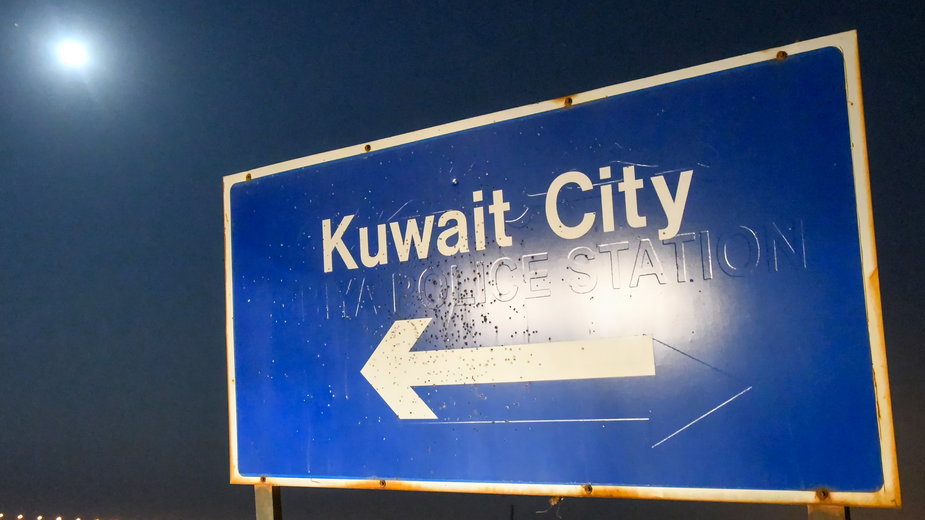 Noc na pustyni w Kuwejcie