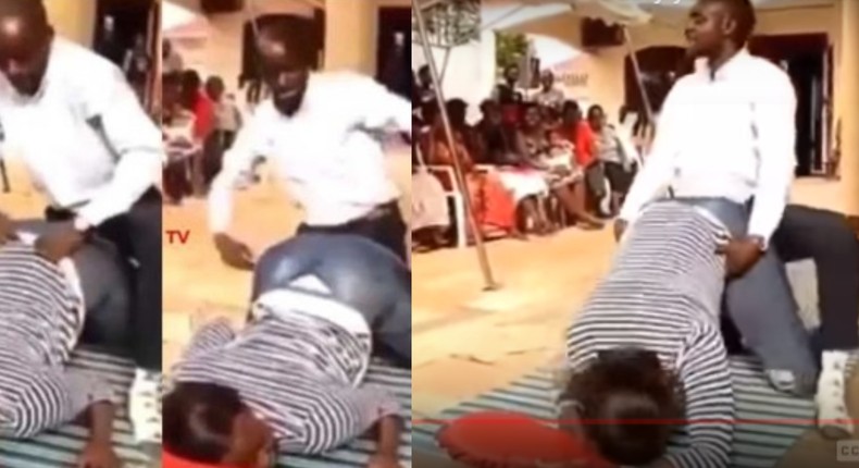 Pastor uses female member to demonstrate how to give orgasmic and heart-touching doggy style (video)