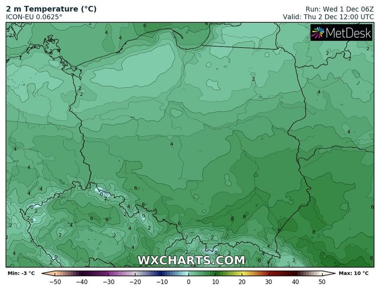 Temperatura zacznie spadać