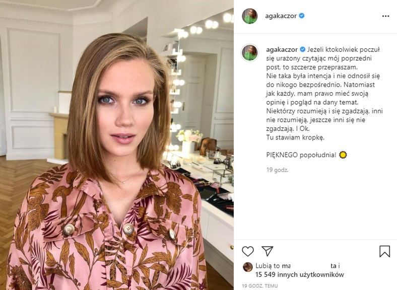 Agnieszka kaczorowska post