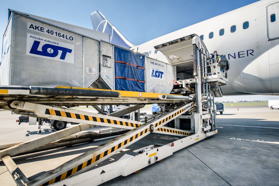 Pod pokładem Boeinga 787-9 Dreamliner mieści się nawet 31 ton ładunku cargo