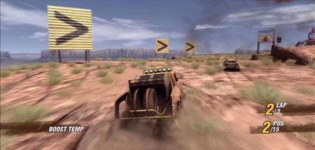 Screen z gry "MotorStorm"