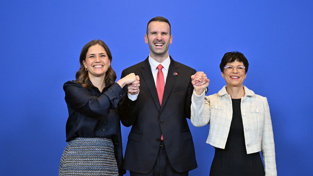 Mari Bjer, Milojko Spajić, Marta Kos