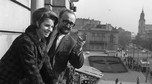 Krzysztof Penderecki z żoną Elżbietą w hotelu Bristol w 1971 r.