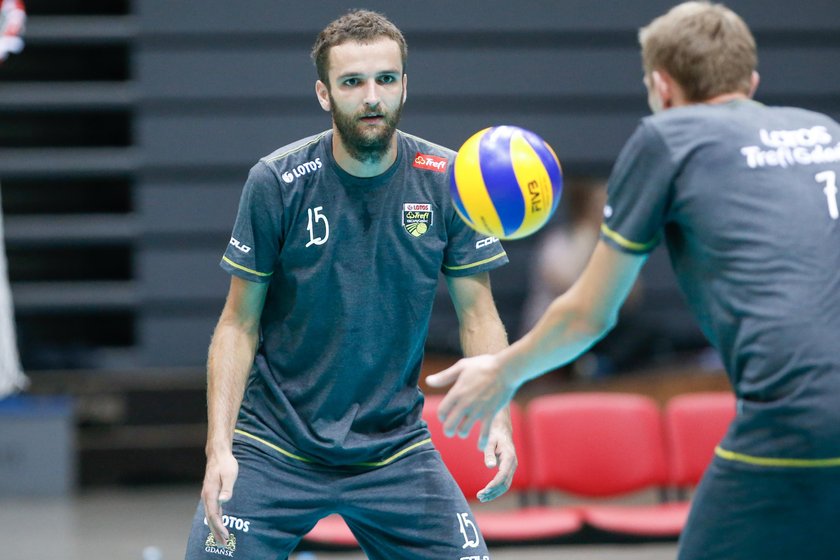 Siatkowka. PlusLiga. Lotos Trefl Gdansk. Trening 01.08.2017