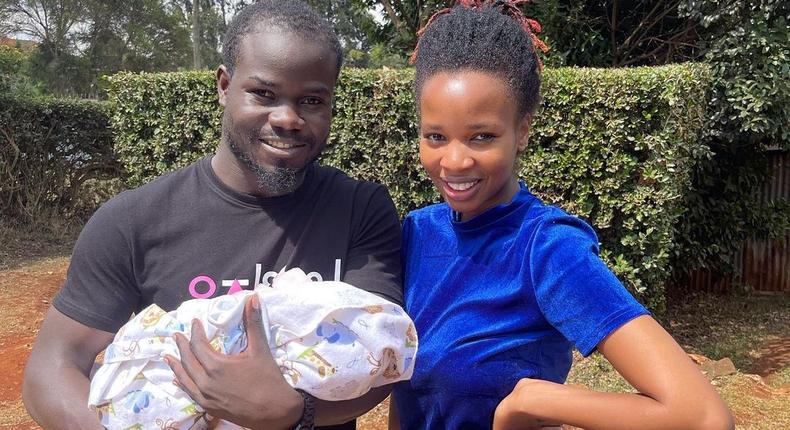 Mulamwah and sonie reveal their daughter’s face for the first time (Photo)