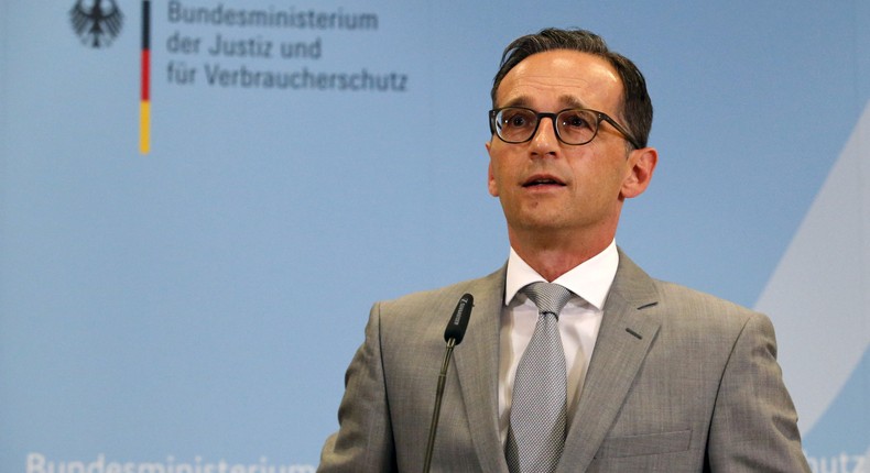 German Justice Minister Heiko Maas.