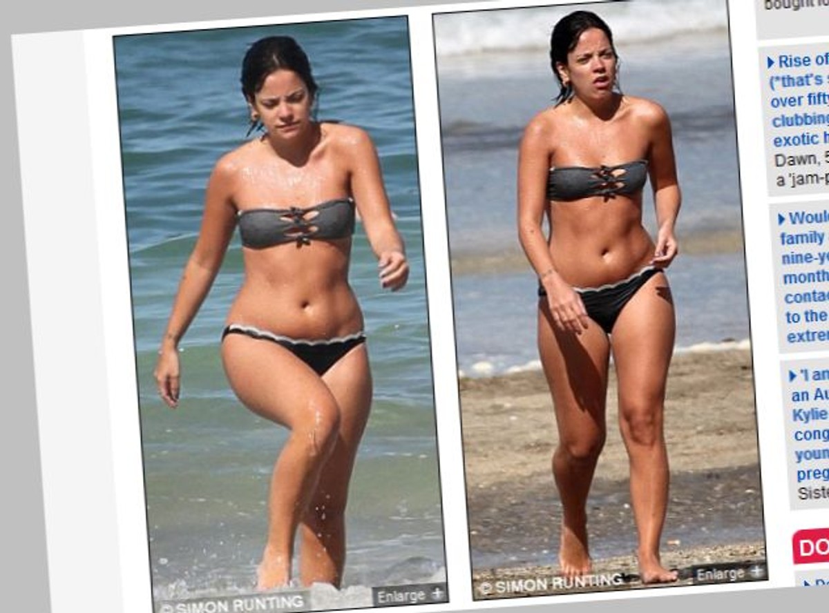 Nowe ciało Lily Allen w bikini