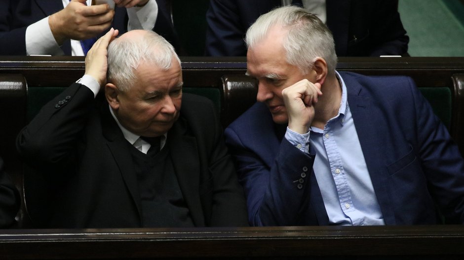 Jarosław Kaczyński i Jarosław Gowin