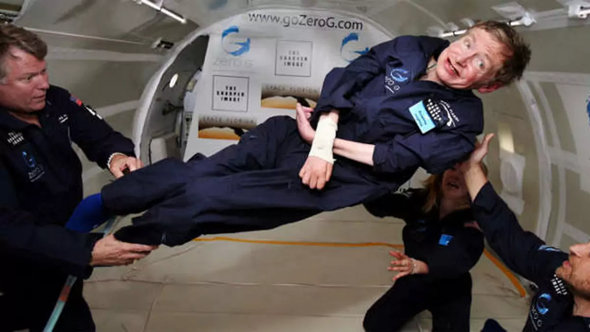 Stephen Hawking poleci w kosmos