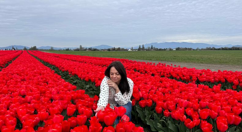 I visited the Skagit Valley Tulip Festival in Washington.Bernadette Rankin