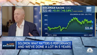 David Solomon defends his leadership on CNBCscreenshot