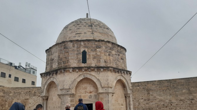 Mesto vaznesenja Gospodnjeg od kraja 12. veka je pod patronatom arapskih muslimana