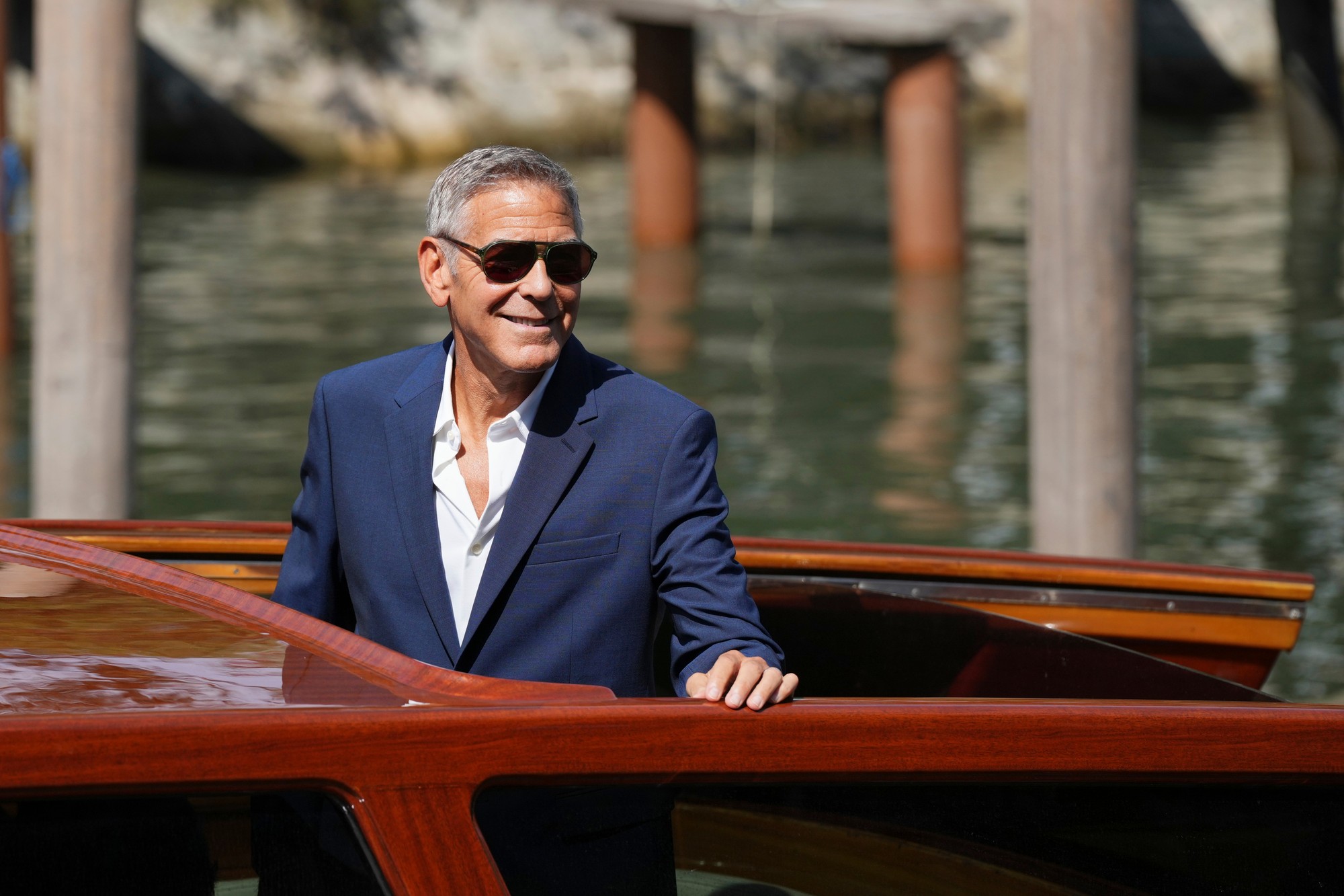 Americký herec George Clooney. 