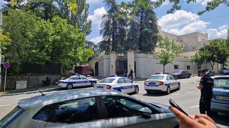 Ispred ambasade Izraela dogodila se pudnjava danas oko 11 sati