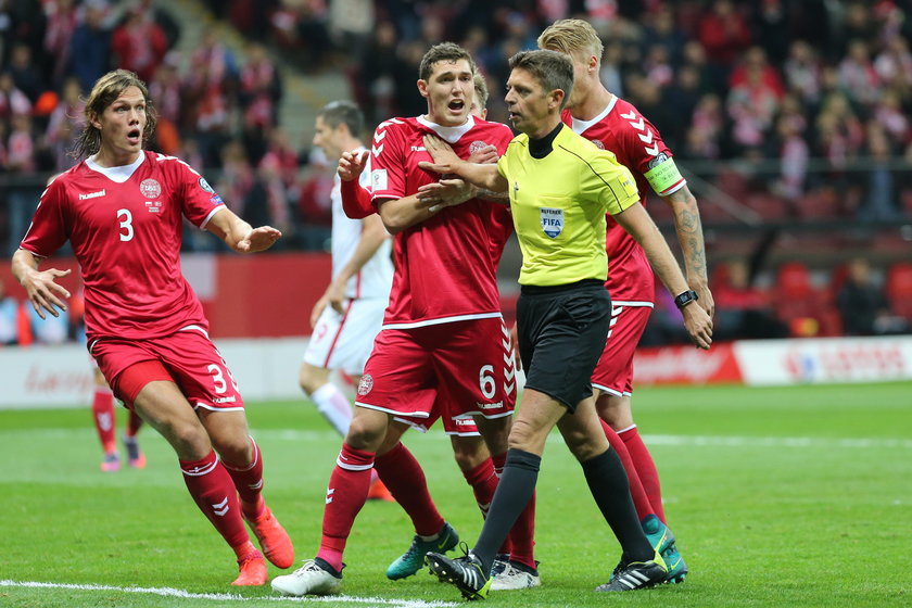 Gianluca Rocchi prowadził mecz reprezentacji Polski. Teraz go okradli!