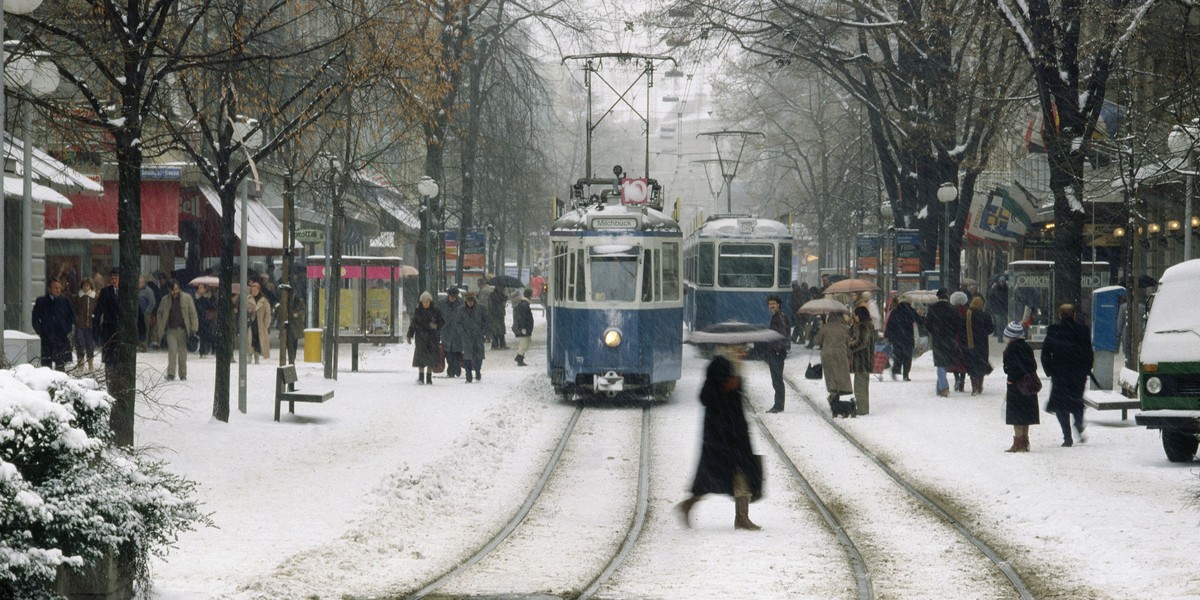 Tramwaj w Zurichu