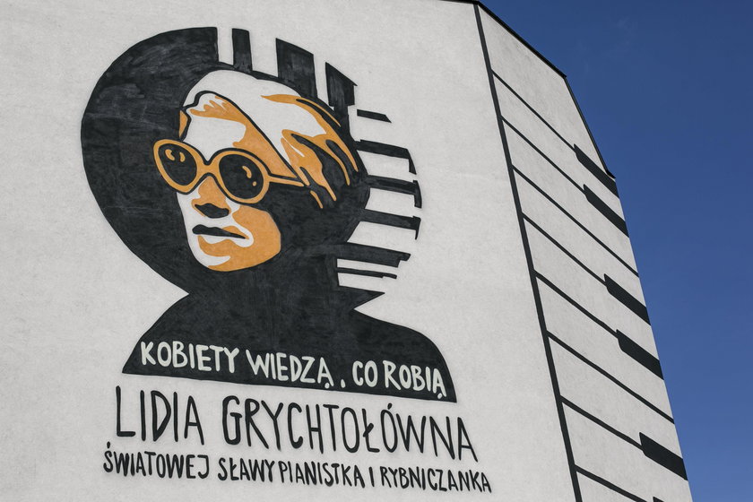 Rybnik. Profesor Lidia Grychtołówna ma swój mural