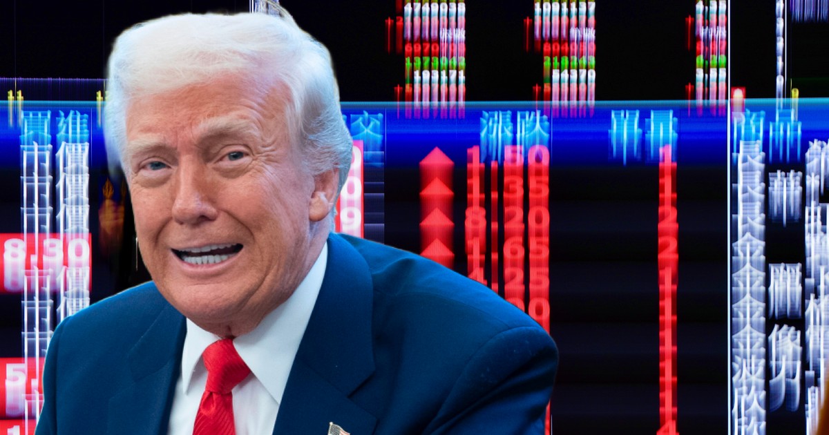 Krótko przed wprowadzeniem ceł Donald Trump dał wskazówkę, by kupować akcje. "Ludzie, którzy ją zobaczyli, zarobili dużo pieniędzy"
