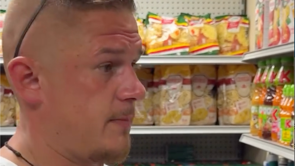 Dávid ukázal ceny slovenských produktov v USA. 