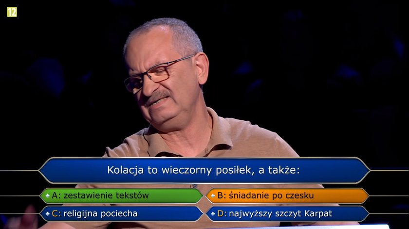 "Milionerzy" - Ryszard zagrał o pół miliona