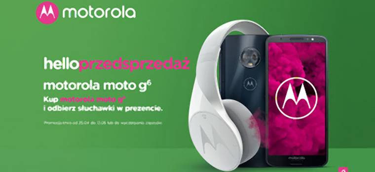 Motorola moto G6 - rusza przedsprzedaż nowego smartfona