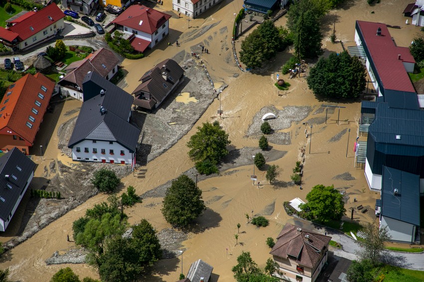 Poplave u Sloveniji - Črna na Koroškem 6. avgusta