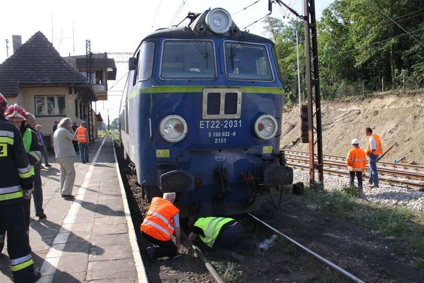 wykolejonie pociągu