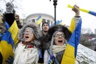 UKRAINE EU PROTESTS