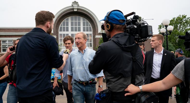 Tom Steyer's Top Priority Isn't Climate Change