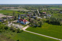 Teren przyszłego lotniska w Baranowie