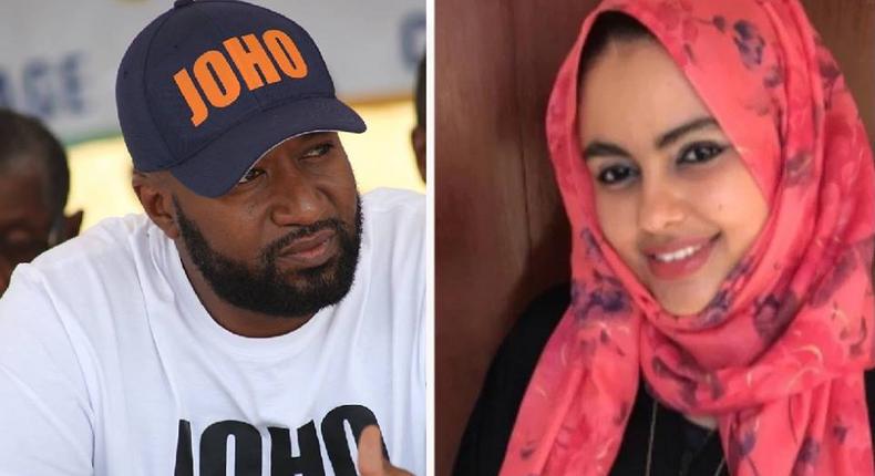 Governor Hassan Joho and Madina Giovanni Fazzini