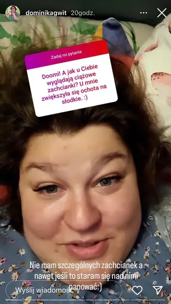 Dominika Gwit o ciążowych &quot;zachciankach&quot; / Instagram @dominikagwit