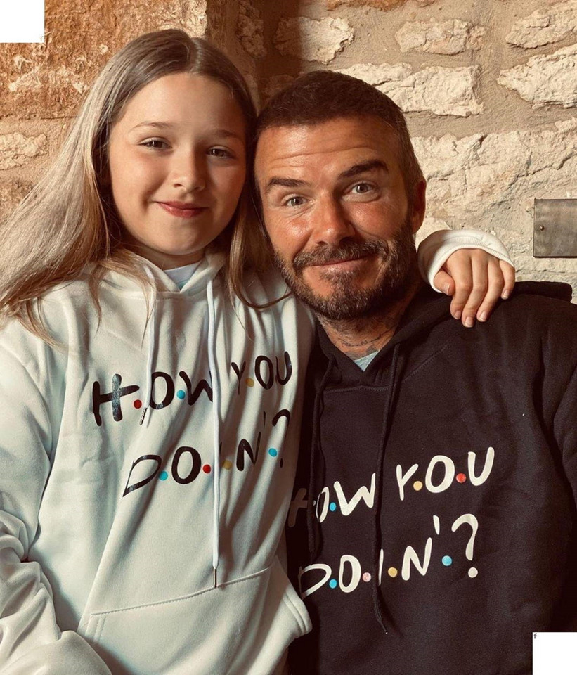 Znani ojcowie i ich sławne córki: David Beckham i Harper Seven