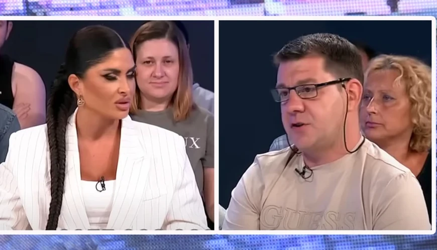 Jelena Ilić i Ivan Marinković (Foto: Screenshot TV Pink)