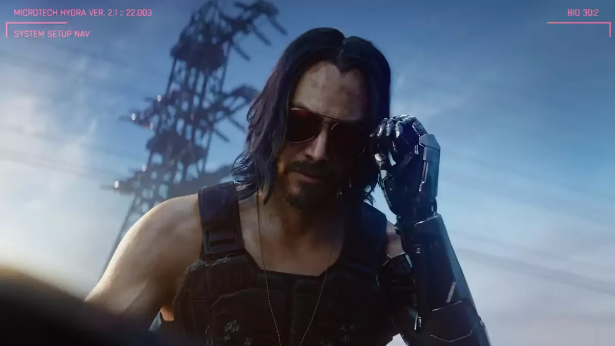 Cyberpunk 2077 - Keanu Reeves w roli Johnny'ego Silverhanda